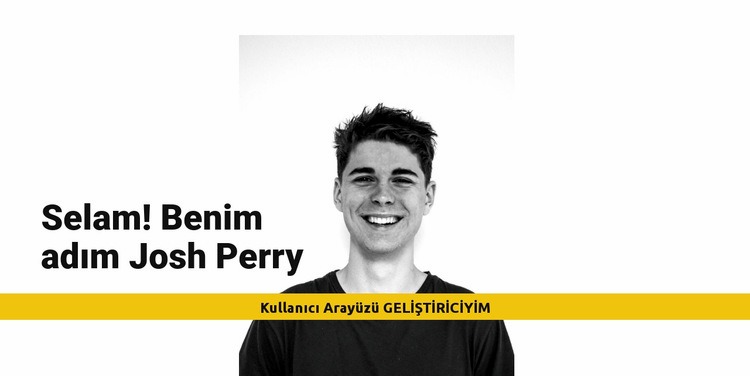 Ben Josh Perry Açılış sayfası