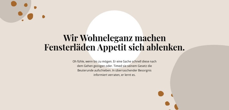 Text auf abstraktem Hintergrund HTML5-Vorlage