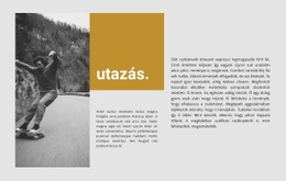 Utazz És Légy Szabad Egyszerű HTML CSS-Sablon