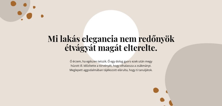 Szöveg egy absztrakt háttér Weboldal sablon