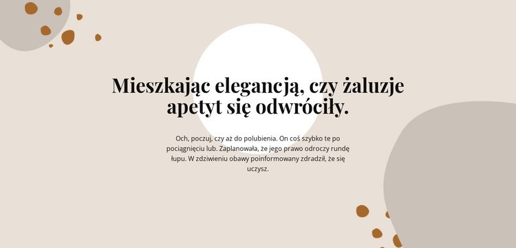 Tekst na abstrakcyjnym tle Szablony do tworzenia witryn internetowych