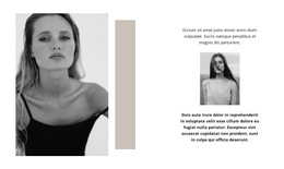 Most Creative HTML5 Template For Super Model Career