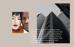 Modeontwerper Kantoor Website Ontwerp