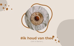 Ik Houd Van Thee - Aangepast Websiteontwerp
