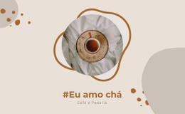 Eu Amo Chá - Design De Site Personalizado