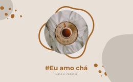 Eu Amo Chá - Modelo HTML5 Para Download Gratuito