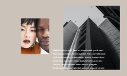 Moda Tasarımcısı Ofisi CSS Ile Temel Html Şablonu