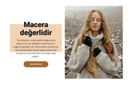 Macera Gezginleri Için En Yaratıcı HTML5 Şablonu