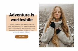 Adventure Travelers - Ultimate Homepage Design