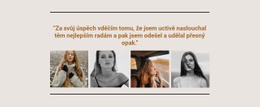 Galerie S Top Modely – Bezplatná Šablona