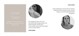 Modestylisten-Team - Website-Design