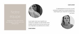 Équipe De Stylistes De Mode - Conception De Sites Web