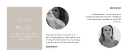 Équipe De Stylistes De Mode – Modèle HTML5 Prêt À L'Emploi