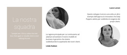 Team Di Stilisti Di Moda - Funzionalità Tema WordPress