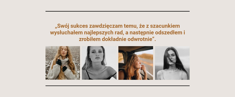 Galeria z najlepszymi modelami Motyw WordPress