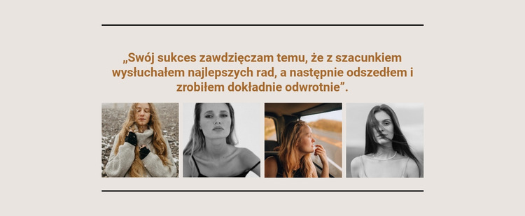 Galeria z najlepszymi modelami Szablon Joomla