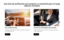 Viaje Largo Por Carretera: Maqueta De Sitio Web Profesional Personalizable