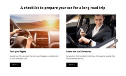 Long road trip - Html Code Example by Nicepage