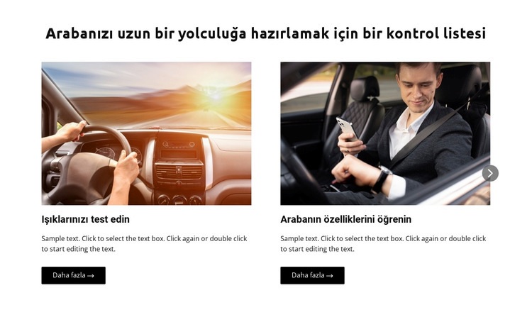 Uzun yolculuk Web Sitesi Oluşturucu Şablonları