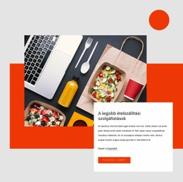 Ételszállítási Szolgáltatások – Személyes Sablon
