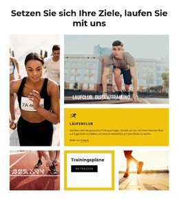 Setze Deine Ziele Responsive-Vorlagen