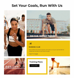 Set Your Goals - Simple Website Template