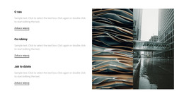 Responsywny HTML5 Dla Architektura W Stylu Zimnym