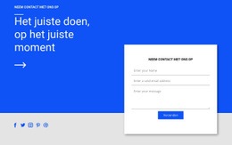 Sociaal Contact En Vorm -Klaar Voor Gebruik Websitemodel