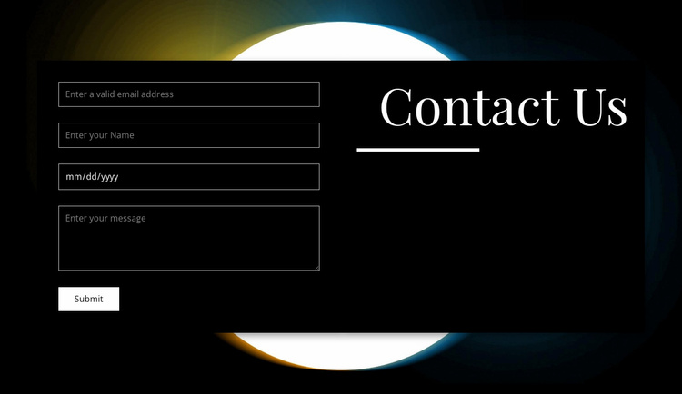 Make an appointment Website Template