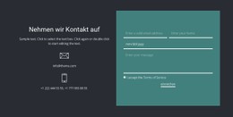Responsive HTML Für Buchen Sie Eine Erste Beratung