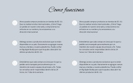 Como Funciona: Plantilla De Una Página Multipropósito