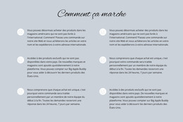 Page HTML Pour Comment Ça Marche