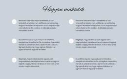 Hogyan Működik - Ingyenes Webhelysablon