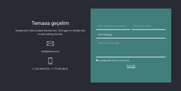 İlk Konsültasyon Için Randevu Alın - Mobil Web Sitesi Şablonu