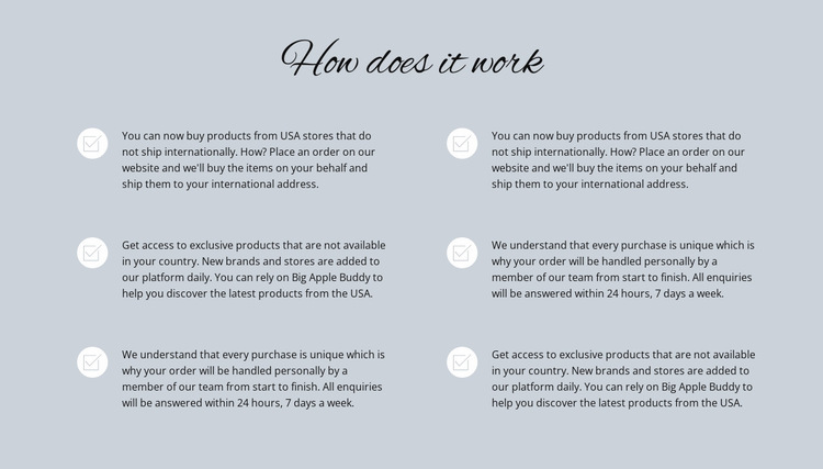How does it work Website Builder Templates