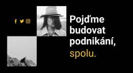 Pojďme Budovat Podnikání – Šablona Webových Stránek Ke Stažení Zdarma