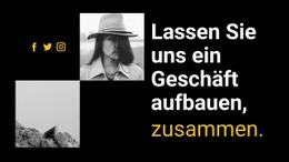 Lassen Sie Uns Ein Geschäft Aufbauen - Thema Für Eine Seite