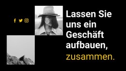 Lassen Sie Uns Ein Geschäft Aufbauen - Kreative Mehrzweckvorlage