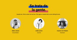 Todo Sobre El Equipo - Plantillas De Sitios Web