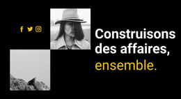Construisons Des Affaires – Modèle Créatif Polyvalent