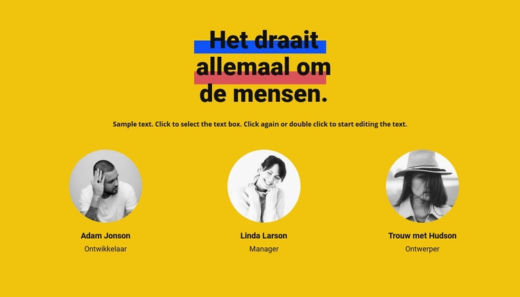 Alles over team Website ontwerp