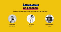 Tudo Sobre Equipe - Maquete De Site Multifuncional