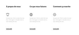 Nous Nous Soucions De Faire Du Futur – Mise En Page HTML Du Site Web