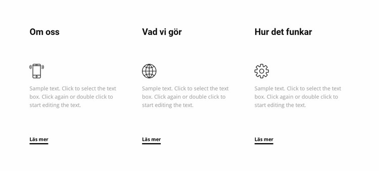 Vi bryr oss om att göra framtiden HTML-mall