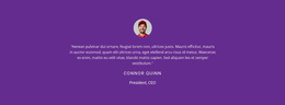 Testimonials - Professional HTML5 Template
