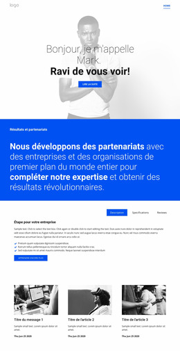 Le Service Au Service Des Entreprises - Modèle De Site Web Joomla