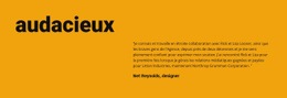 Style Audacieux Dans La Conception - Maquette De Site Web Gratuite