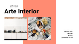 Interior Para Cocina Plantilla HTML