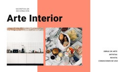 Interior Para Cocina Plantilla HTML5