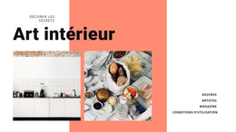 Intérieur Pour La Cuisine - Un Magnifique Modèle De Collection De Couleurs